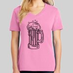 Ladies Core Cotton V Neck Tee Thumbnail