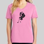 Ladies Core Cotton V Neck Tee Thumbnail