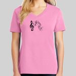 Ladies Core Cotton V Neck Tee Thumbnail