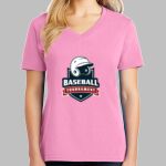 Ladies Core Cotton V Neck Tee Thumbnail