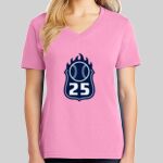 Ladies Core Cotton V Neck Tee Thumbnail