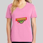 Ladies Core Cotton V Neck Tee Thumbnail