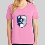 Ladies Core Cotton V Neck Tee Thumbnail