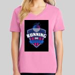 Ladies Core Cotton V Neck Tee Thumbnail