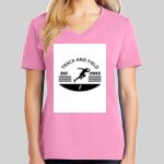 Ladies Core Cotton V Neck Tee Thumbnail