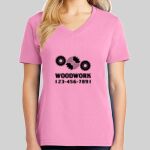 Ladies Core Cotton V Neck Tee Thumbnail