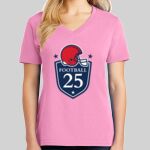 Ladies Core Cotton V Neck Tee Thumbnail
