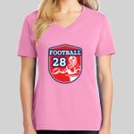 Ladies Core Cotton V Neck Tee Thumbnail