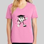 Ladies Core Cotton V Neck Tee Thumbnail