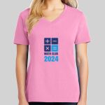 Ladies Core Cotton V Neck Tee Thumbnail