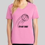 Ladies Core Cotton V Neck Tee Thumbnail