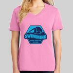 Ladies Core Cotton V Neck Tee Thumbnail