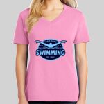 Ladies Core Cotton V Neck Tee Thumbnail