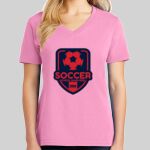 Ladies Core Cotton V Neck Tee Thumbnail