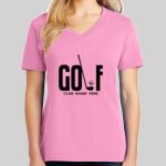 Ladies Core Cotton V Neck Tee Thumbnail