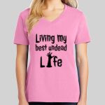 Ladies Core Cotton V Neck Tee Thumbnail