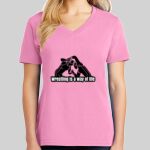 Ladies Core Cotton V Neck Tee Thumbnail