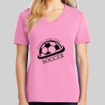 Ladies Core Cotton V Neck Tee Thumbnail