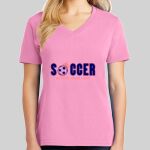 Ladies Core Cotton V Neck Tee Thumbnail