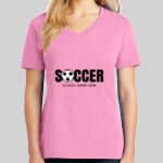 Ladies Core Cotton V Neck Tee Thumbnail