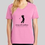Ladies Core Cotton V Neck Tee Thumbnail