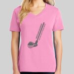 Ladies Core Cotton V Neck Tee Thumbnail