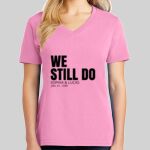 Ladies Core Cotton V Neck Tee Thumbnail