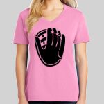 Ladies Core Cotton V Neck Tee Thumbnail