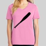 Ladies Core Cotton V Neck Tee Thumbnail