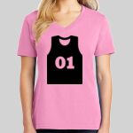 Ladies Core Cotton V Neck Tee Thumbnail
