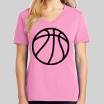 Ladies Core Cotton V Neck Tee Thumbnail