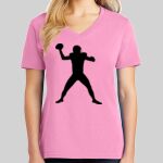 Ladies Core Cotton V Neck Tee Thumbnail