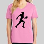 Ladies Core Cotton V Neck Tee Thumbnail