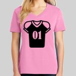 Ladies Core Cotton V Neck Tee Thumbnail