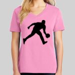 Ladies Core Cotton V Neck Tee Thumbnail