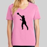 Ladies Core Cotton V Neck Tee Thumbnail