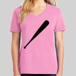 Ladies Core Cotton V Neck Tee Thumbnail