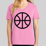 Ladies Core Cotton V Neck Tee Thumbnail