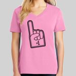 Ladies Core Cotton V Neck Tee Thumbnail