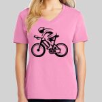 Ladies Core Cotton V Neck Tee Thumbnail