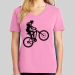 Ladies Core Cotton V Neck Tee Thumbnail