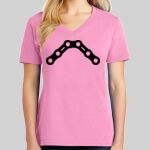 Ladies Core Cotton V Neck Tee Thumbnail