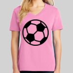 Ladies Core Cotton V Neck Tee Thumbnail