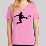 Ladies Core Cotton V Neck Tee Thumbnail