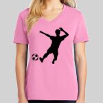 Ladies Core Cotton V Neck Tee Thumbnail