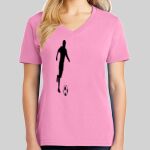 Ladies Core Cotton V Neck Tee Thumbnail