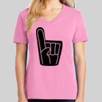 Ladies Core Cotton V Neck Tee Thumbnail
