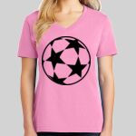 Ladies Core Cotton V Neck Tee Thumbnail