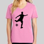 Ladies Core Cotton V Neck Tee Thumbnail