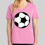Ladies Core Cotton V Neck Tee Thumbnail